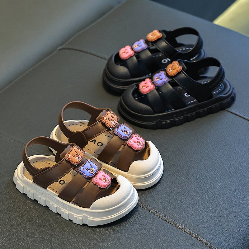 New Children'S Slippers Summer Girls Boys Slide Soft Bottom Cartoon Baby Sandals - Image 5