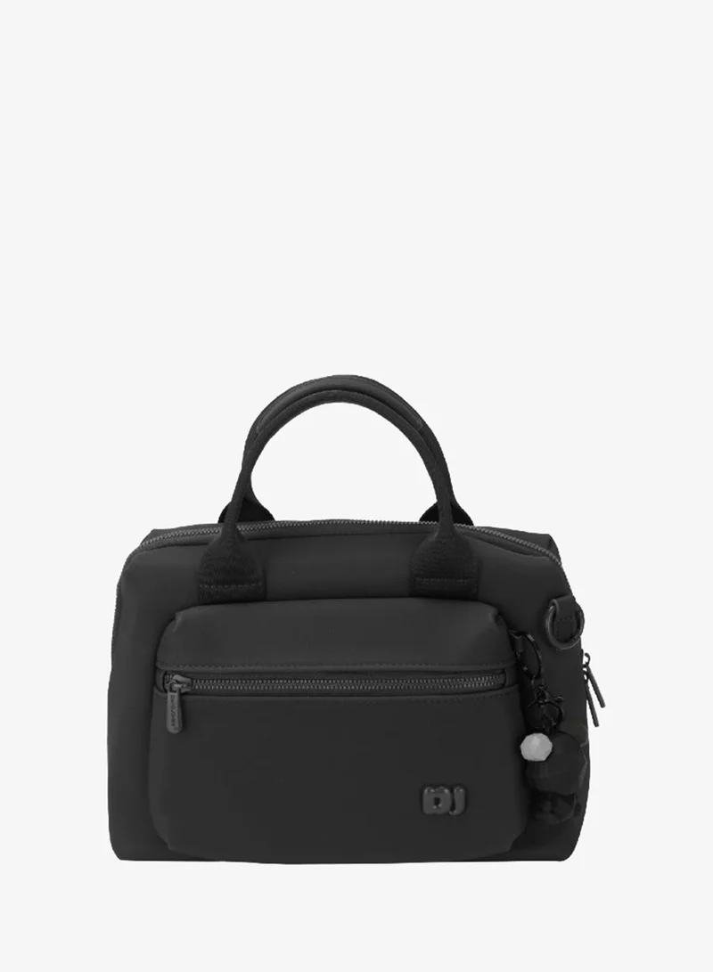 David Jones PU  bag with compartment multi pocket bag for work, Gym , school and everyday- Light weight and durable handbag with extra cross body adjustable strap model cm7687