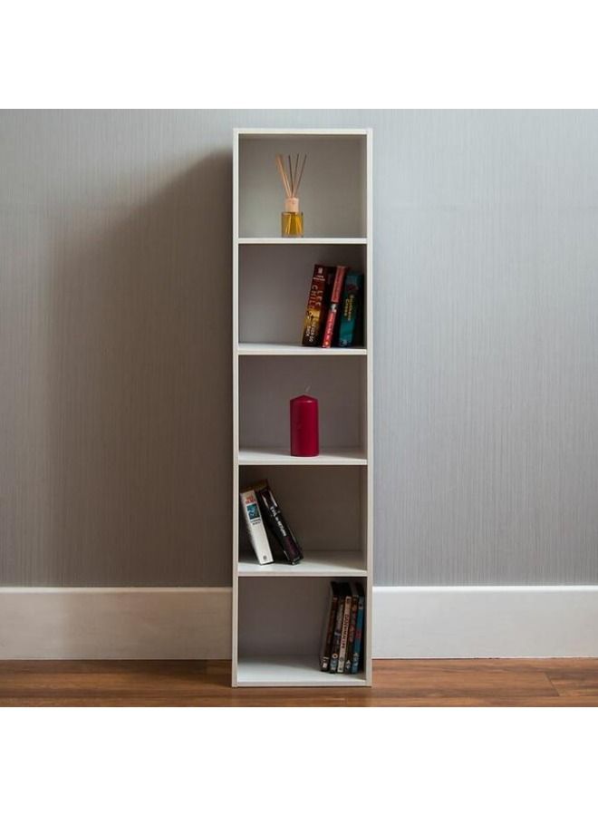 Home2Go books and accessories unit with multiple shelves White  - Image 2