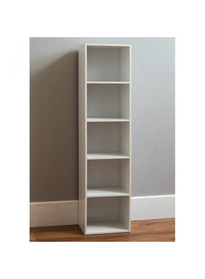 Home2Go books and accessories unit with multiple shelves White  - Image 1