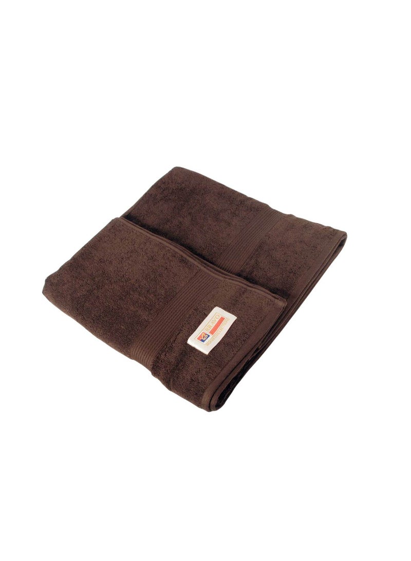 Bravo Bath Towel, 90 x 150 cm, Brown