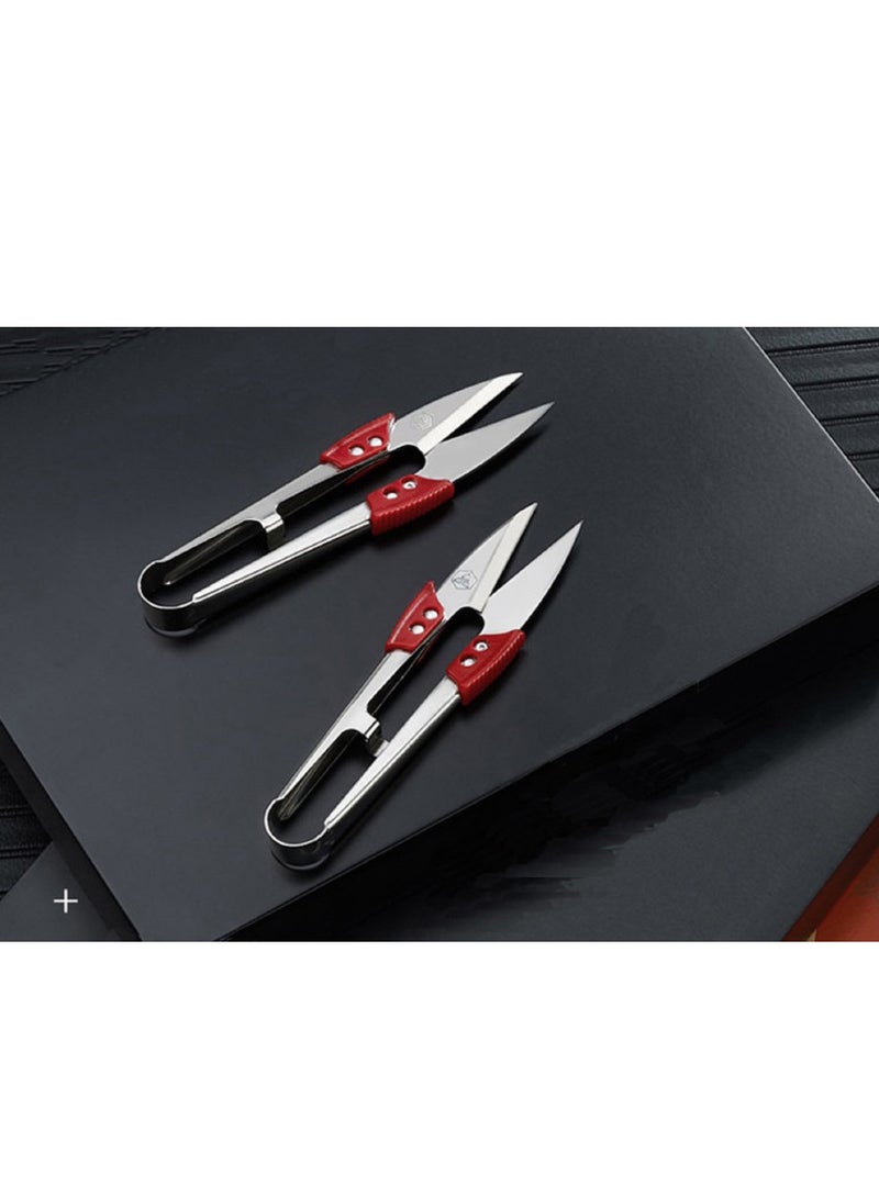 بين 2 قطعة مقصات الغزل الفولاذ المقاوم للصدأ غير القابلة للانزلاق - Image 4