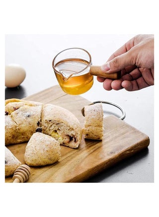 Glass Creamer Dish Small Sauce Bowls Prep Dip Dessert Bar with Handle Cup Mini Coffee Milk Serving Pitcher Jug, 2 pcs, Size S and L - pzsku/ZC29AC84023BFDEE6D91DZ/45/_/1671017190/d61fae75-dd43-4694-a638-761dbea25604