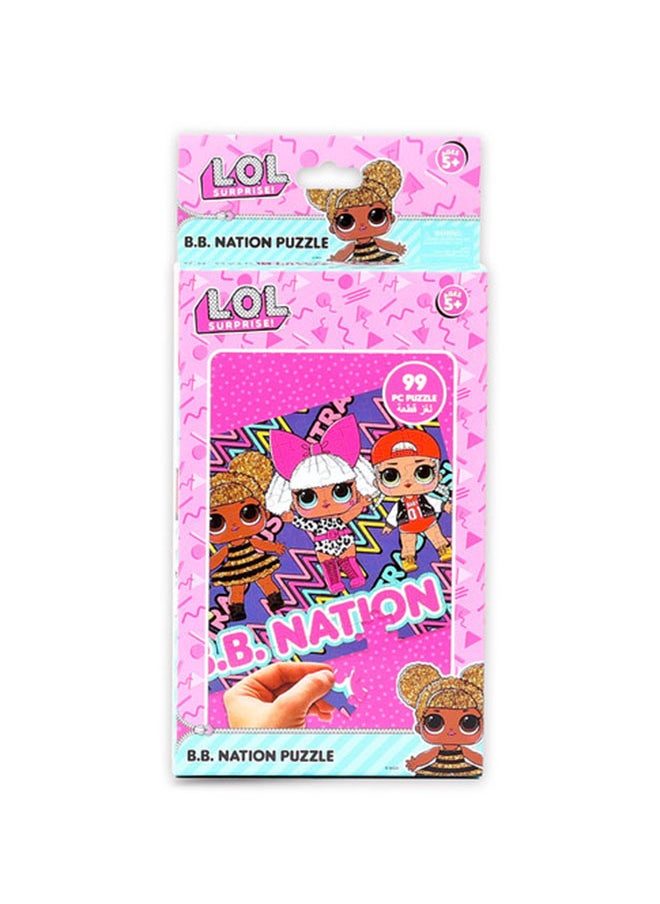 L.O.L. SURPRISE! B.B Nation- 99 Pc Jigsaw Puzzle 5 Years And Above  - Image 2