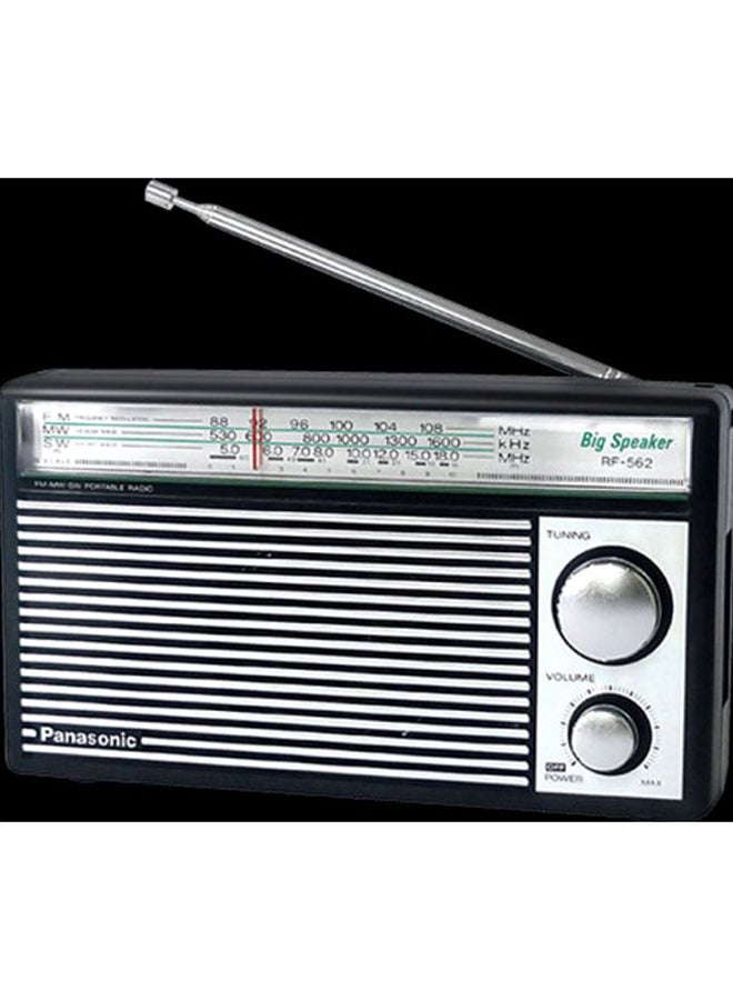 باناسونيك راديو كلاسيكي محمول ثلاثي النطاق RF-562DD أسود/فضي - Image 3