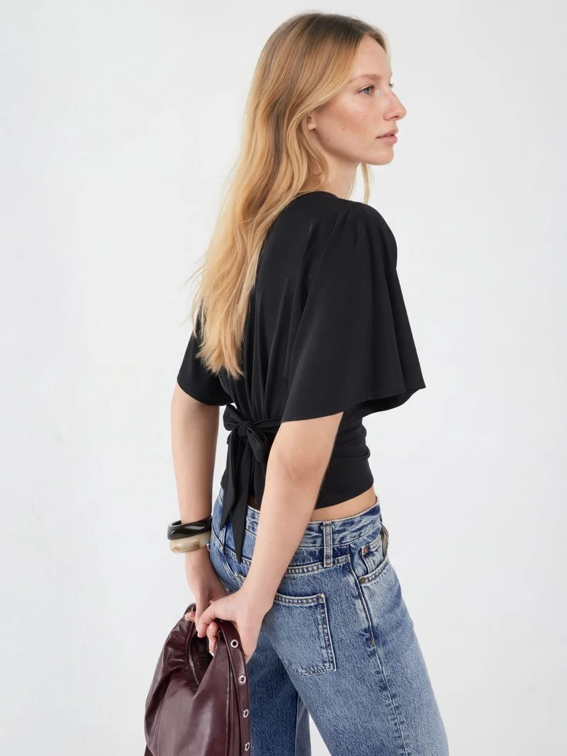 هيكاب Boat Neck Knitted Top