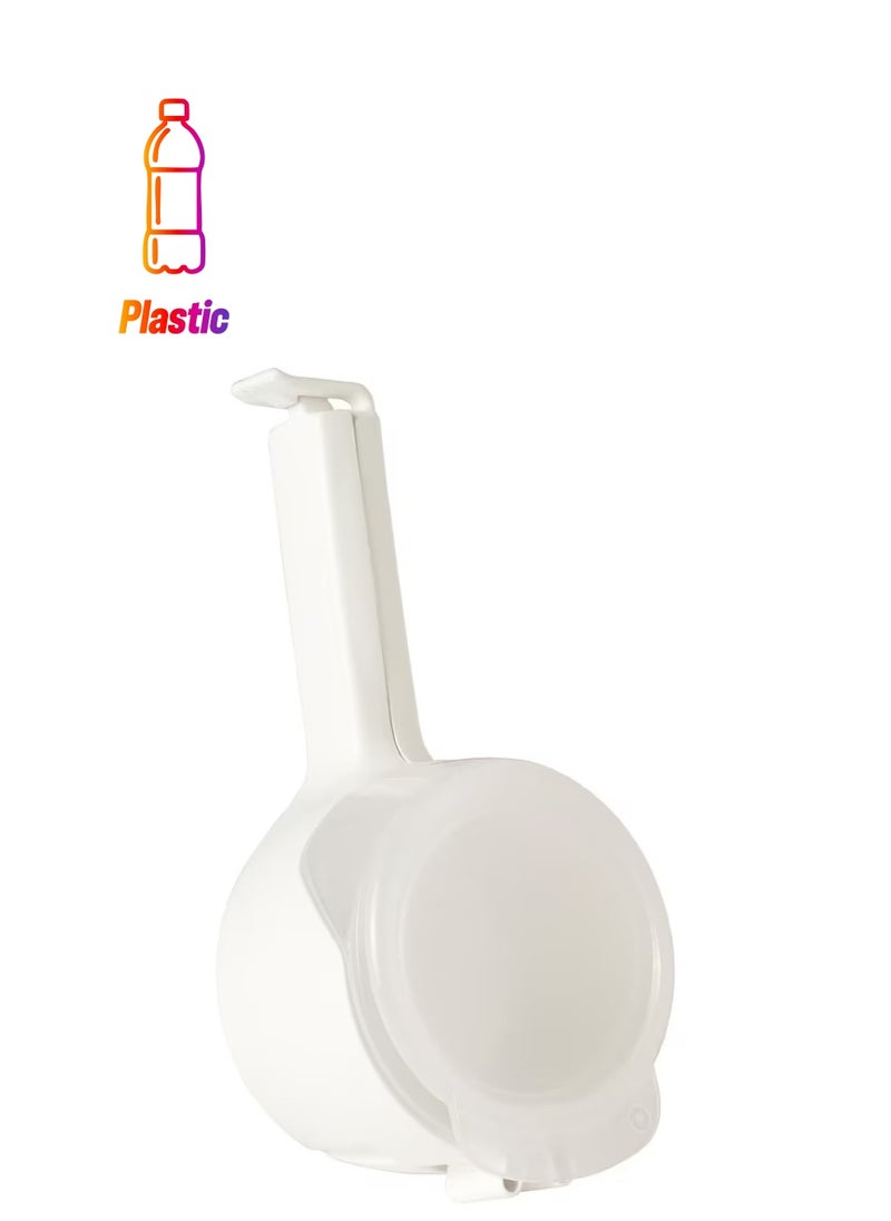 Generic - Seal and pour bag clip white 1 pack - Image 1