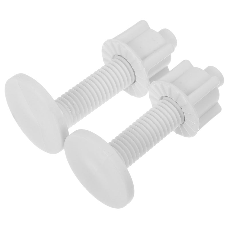 4 pcs Toilet Seat Screws Replacement Kit Bolts and Nuts for Toilet Seat Hinges and Lids Toilet Seat Bolts Toilet Lid Screws Toilet Seat Hinge Bolts Toilet Seat Nuts - Image 3