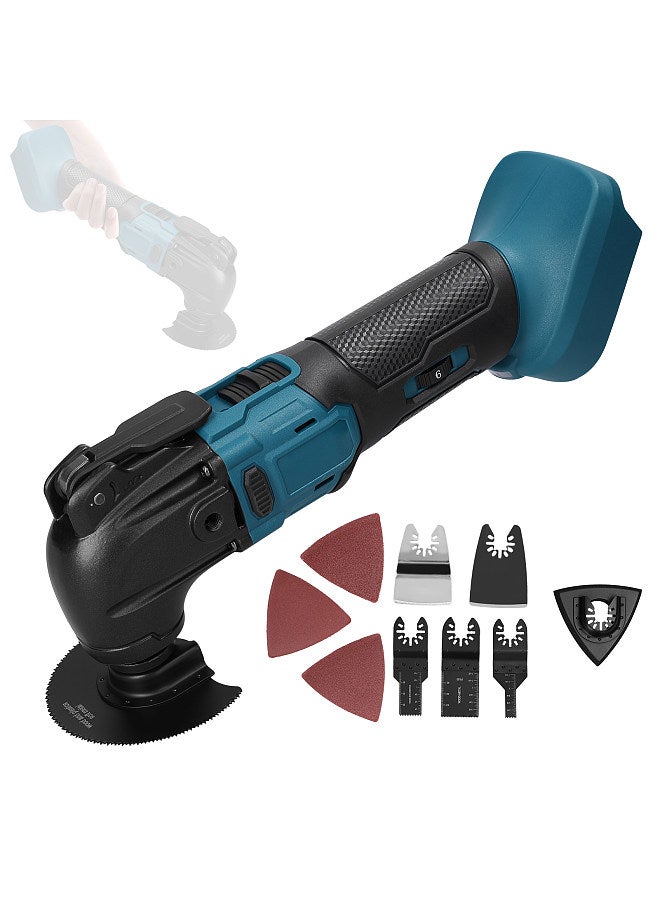 Rechargeable Brushless Lithium Battery Oscillating Shovel Multifunctional Cordless Electric Trimmer Shovel Cutting Polishing Machine Carpentry Woodworking Tool  - Image 1