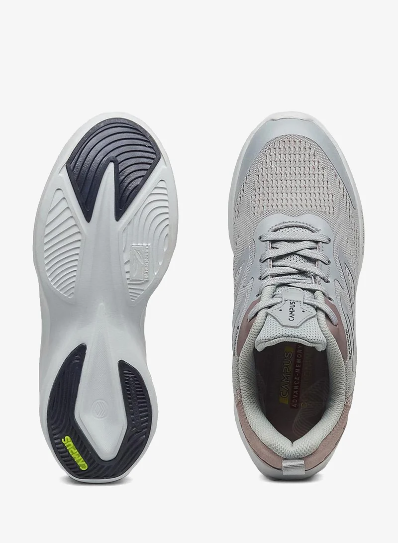 CAMPUS L.Gry/Mauve Women’s Grey Comfort Low Top Sneakers – Clean Monotone Design Shoes that Instantly Stands Out for Women | Best Price UAE