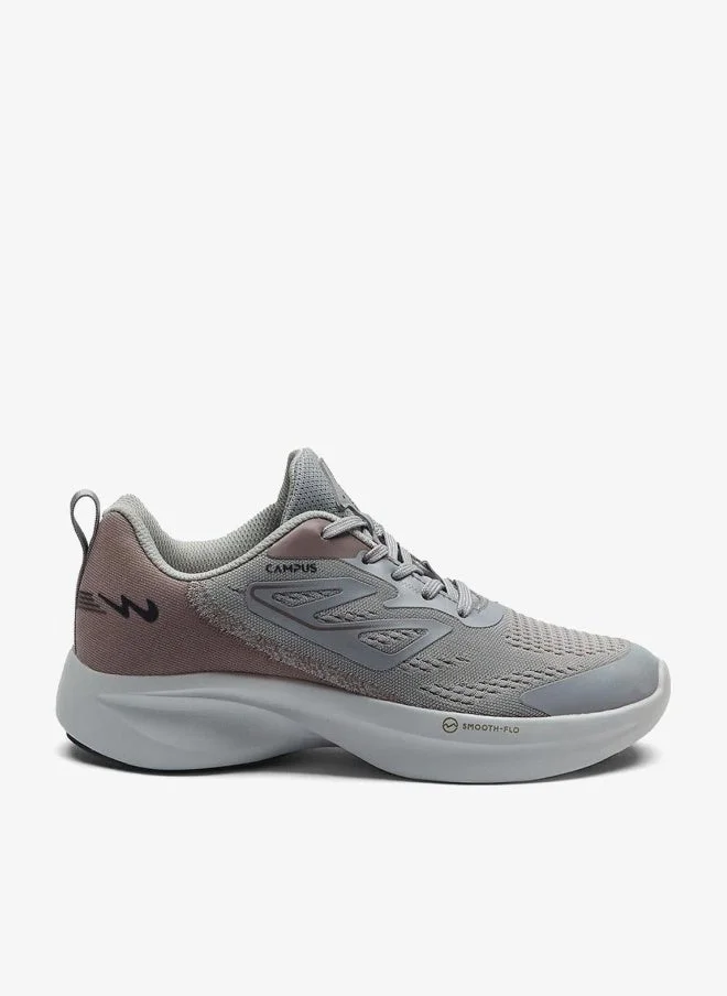 CAMPUS L.Gry/Mauve Women’s Grey Comfort Low Top Sneakers – Clean Monotone Design Shoes that Instantly Stands Out for Women | Best Price UAE