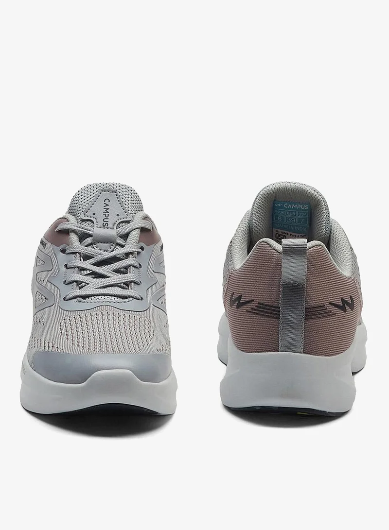 CAMPUS L.Gry/Mauve Women’s Grey Comfort Low Top Sneakers – Clean Monotone Design Shoes that Instantly Stands Out for Women | Best Price UAE