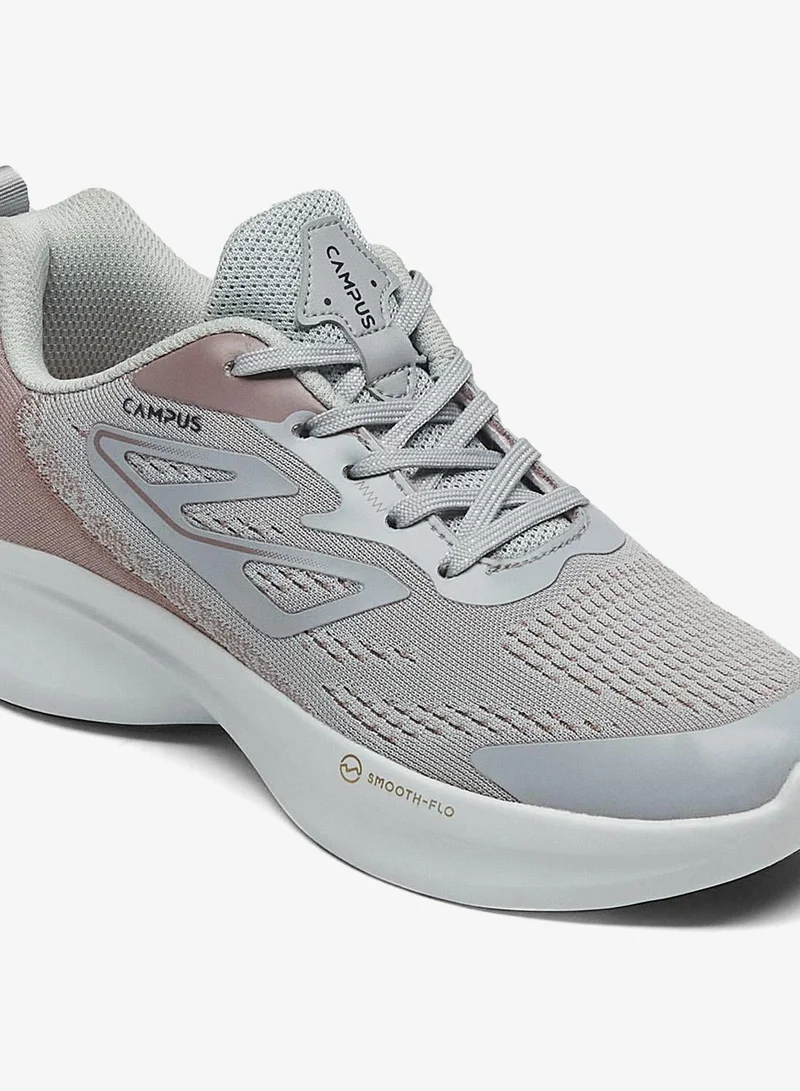CAMPUS L.Gry/Mauve Women’s Grey Comfort Low Top Sneakers – Clean Monotone Design Shoes that Instantly Stands Out for Women | Best Price UAE