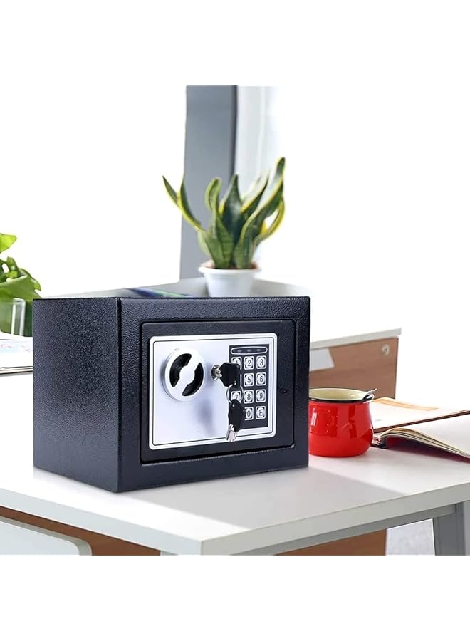 erorex Safe Deposit Case Electronic Digital Keypad Lock Safe Security Box All Steel For Home Office - Image 2