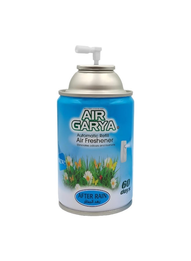 عبوة إعادة تعبئة معطر جو أوتوماتيكي (250 مل × 4) | برائحة ما بعد المطر | انتعاش يدوم 60 يومًا | يزيل الروائح الكريهة للمنزل والمكتب والسيارة - Image 3