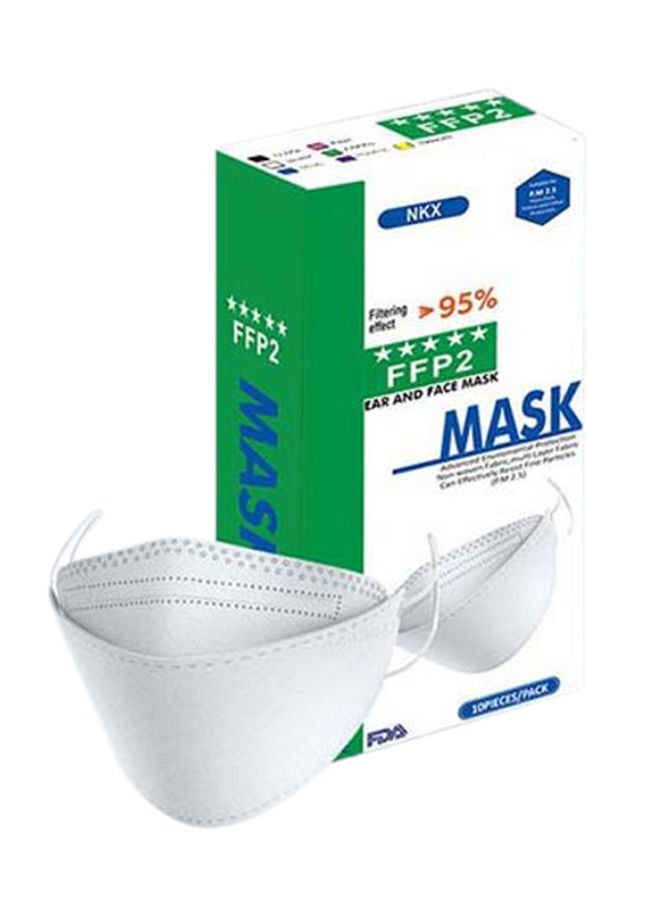 NIBEMINENT 10-Pieces FFP2 Particulate Respiratory Face Mask - Image 1