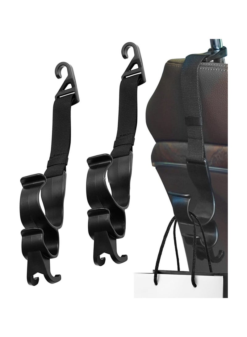 GGOOT Purse Hook for Car,Purse Hook for Car Headrest - Auto Seat Hook Hangers Interior Accessories for Purse Coats Umbrellas Bags  - Image 1