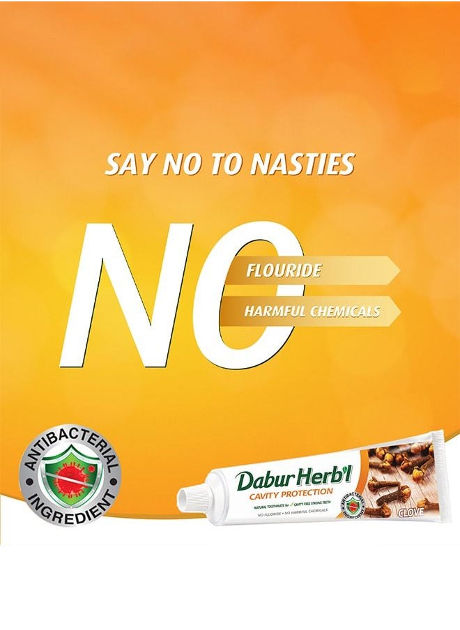 Dabur - Dabur Herbal Cavity Protect Clove Toothpaste - Mini Travel Size Toothpaste,20g - Image 1