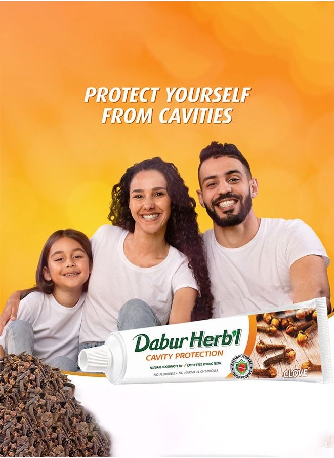 Dabur - Dabur Herbal Cavity Protect Clove Toothpaste - Mini Travel Size Toothpaste,20g - Image 1