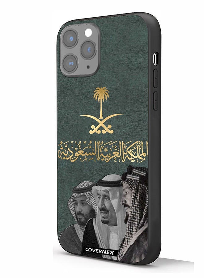 Covernex غطاء حماية آيفون 11 برو مطبوع يتميز بالمؤسسين والقادة مع الشعار السعودي - Image 1
