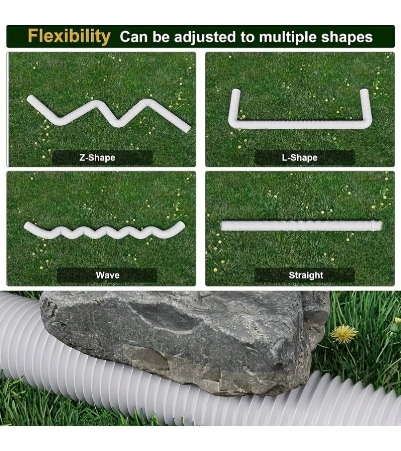 Brown Plastic Extendable Drainage System With Screws And Adapters - Image 4