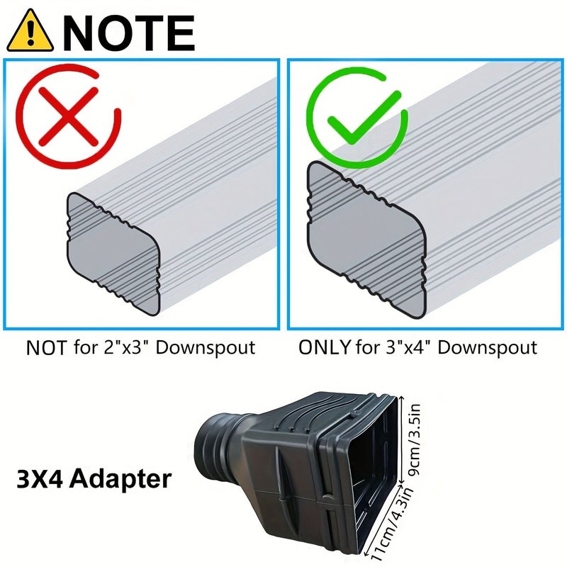 Brown Plastic Extendable Drainage System With Screws And Adapters - Image 2