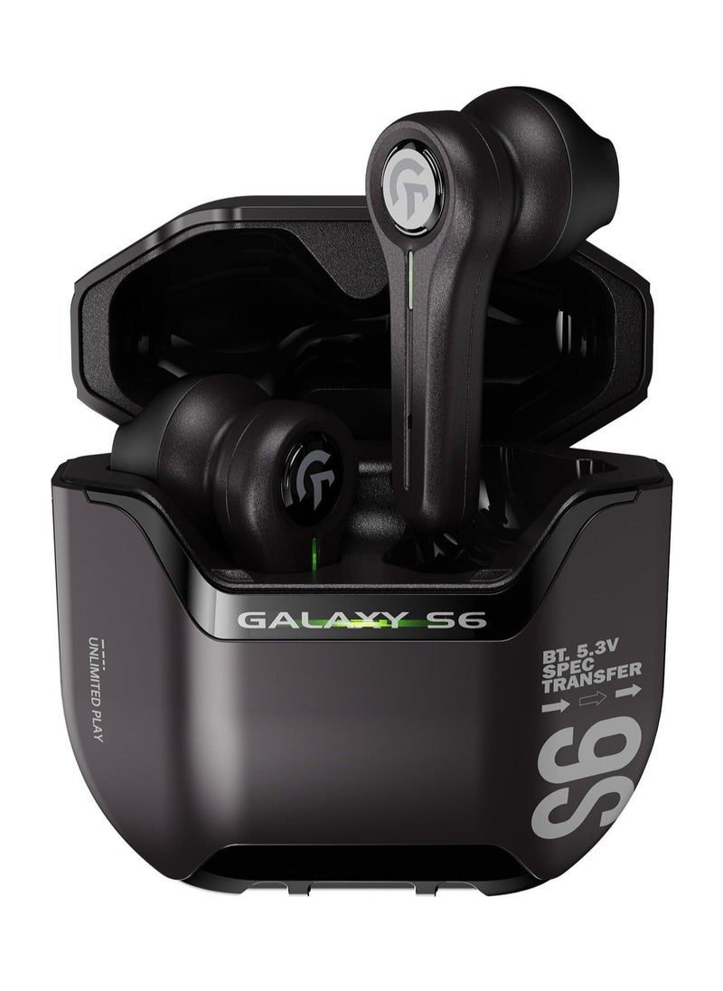 fingertime - S6 Bass-Enhanced Gaming Wireless Sport In-Ear TWS Bluetooth Earphones - Image 1