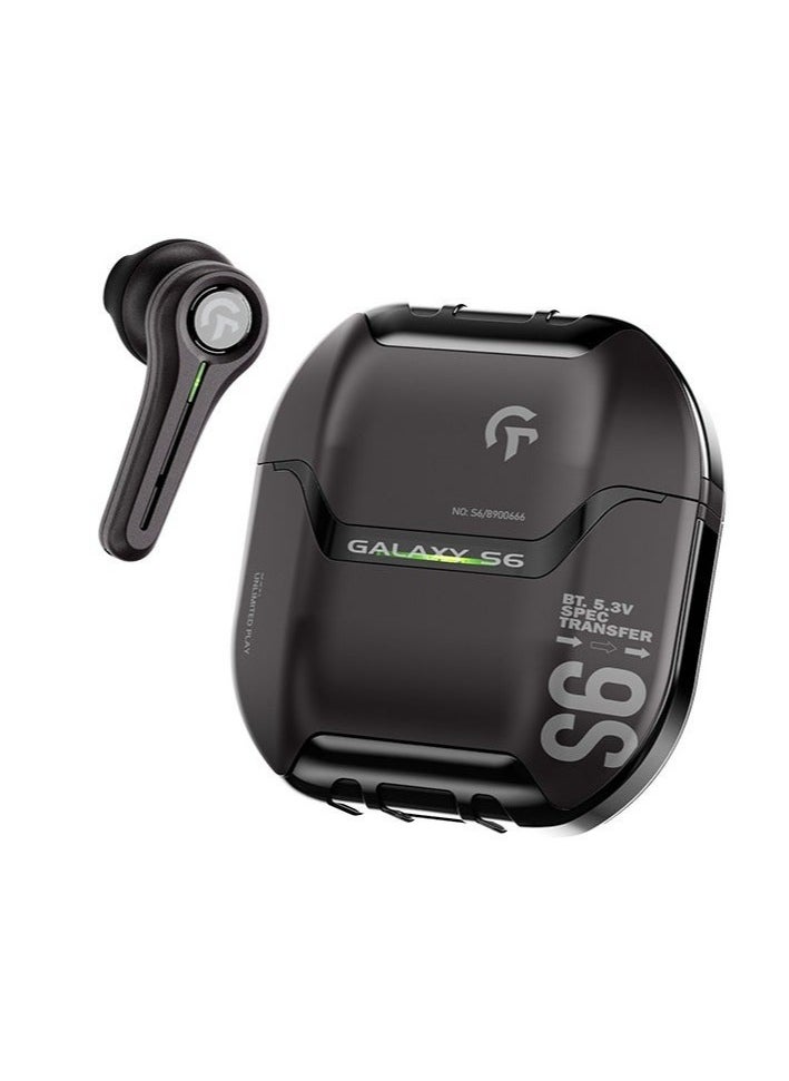 fingertime - S6 Bass-Enhanced Gaming Wireless Sport In-Ear TWS Bluetooth Earphones - Image 1