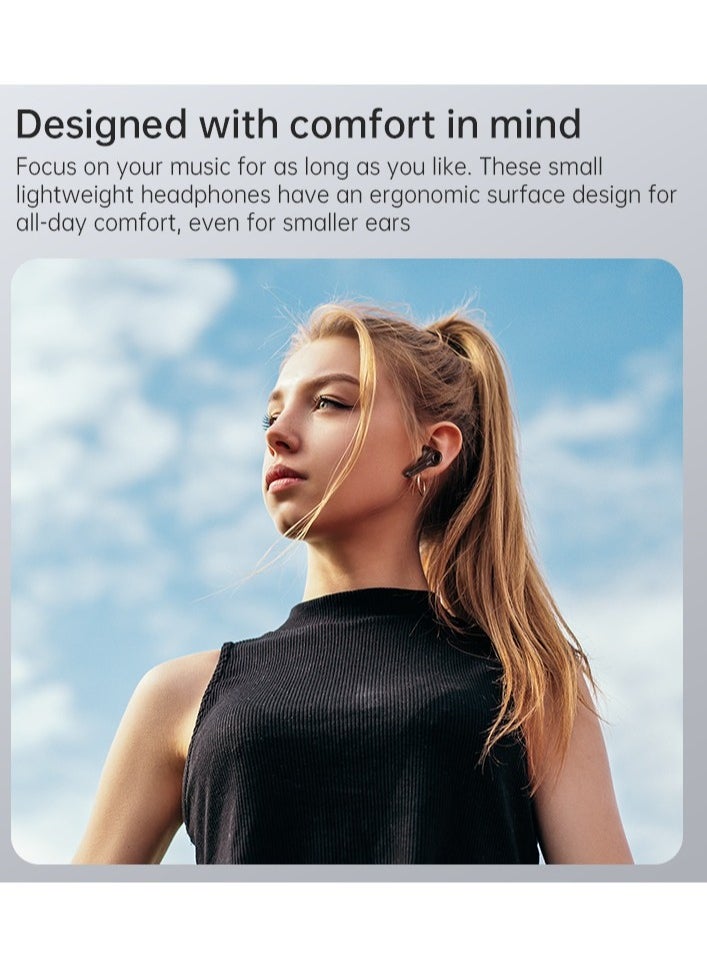 fingertime - S6 Bass-Enhanced Gaming Wireless Sport In-Ear TWS Bluetooth Earphones - Image 1
