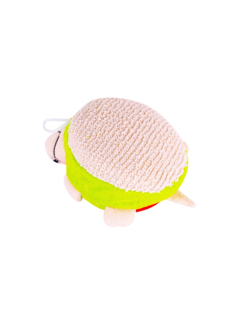 Moroccan Oil Animal Design Bath Sponge - Green Turtle Shape for Kids & Adults - Soft Exfoliating Body Sponge for Luxurious Bath Experience - Image 3