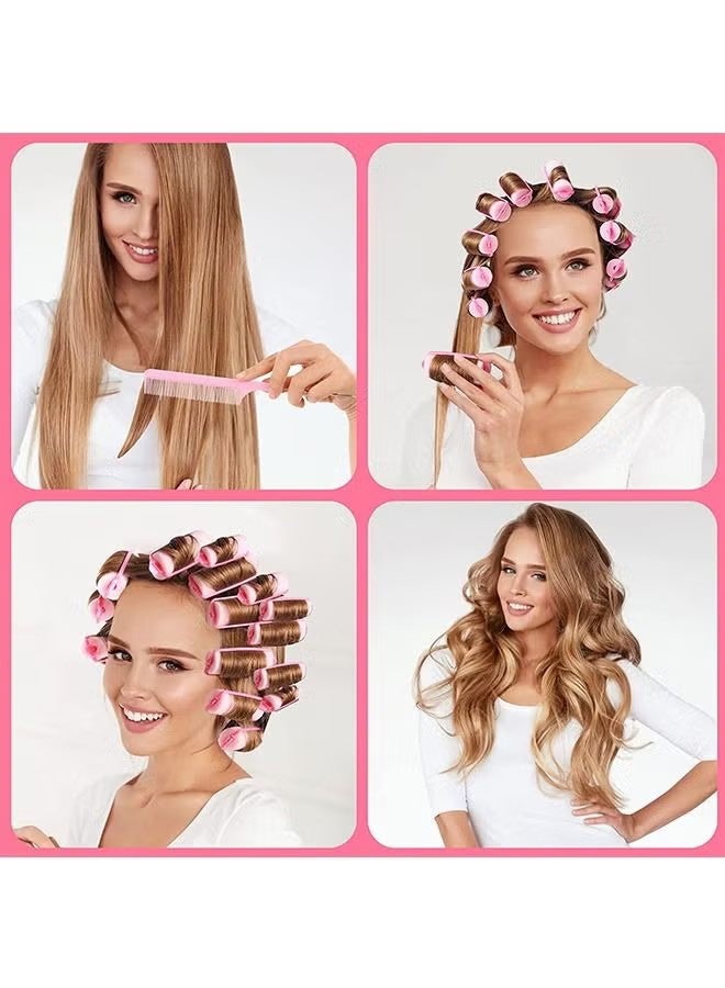 YJ 12-Pieces Foam Sponge Hair Rollers, Soft Sleeping Hair Curler Flexible, Hair Styling Sponge Curlers Hairdressing Curlers for Hairdressing Styling - Image 4