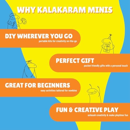Kalakaram Mini DIY Planter Making Craft Kit | DIY on The go | Perfect for Gifting | Birthday Gifting | Return Gift for Parties | Kids Aged 4,5,6,7 - Image 3