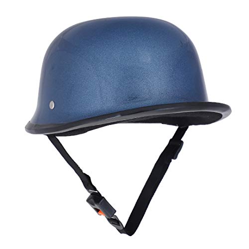 Sage Square Scooty German Half Helmet (Blue Glossy) (Non-Motorized) - Image 4