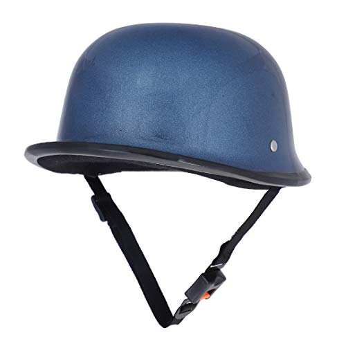 Sage Square Scooty German Half Helmet (Blue Glossy) (Non-Motorized) - Image 3