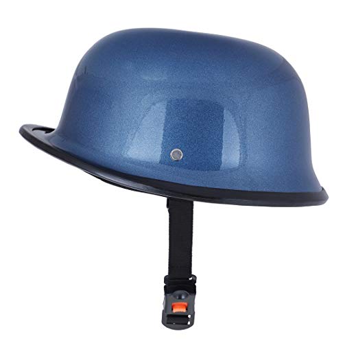 Sage Square Scooty German Half Helmet (Blue Glossy) (Non-Motorized) - Image 1