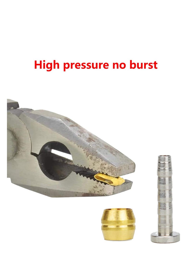 Generic - 14 PCS BH90 Brake Olive and Barb Kit for Shimano and Avid SRAM Mountain Bikes, Includes Brass Olives and Steel Connectors for Hydraulic Disc Brake Hoses. - Image 1