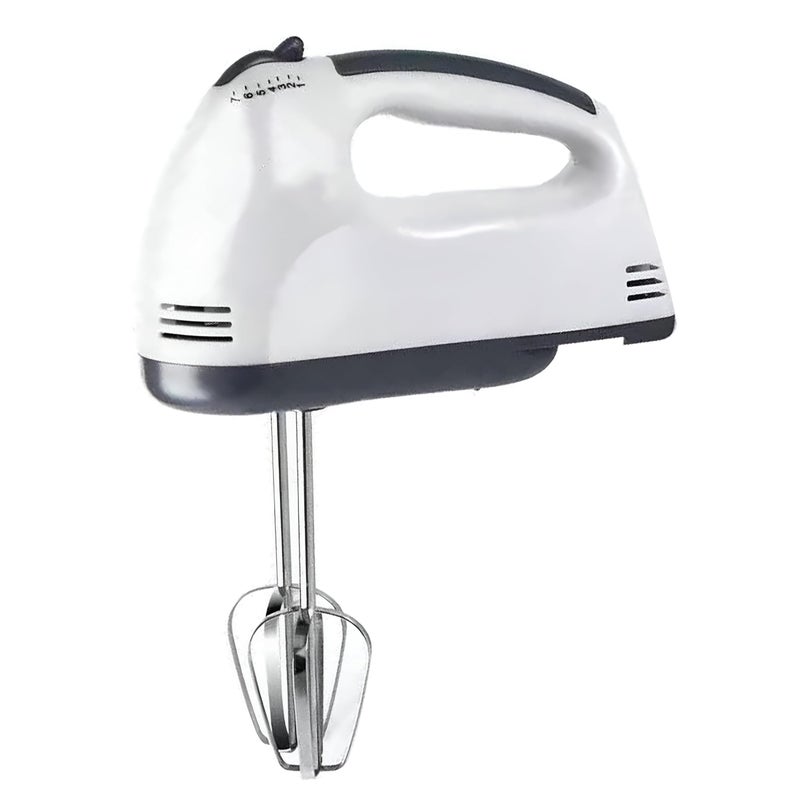 7-speed electric hand dough mixer and blender - efficient 180W motor with detachable stainless steel attachments, easy to clean. - Image 1