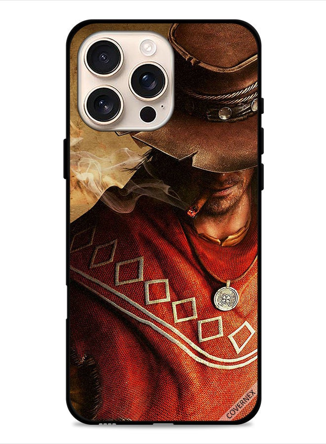 Covernex Apple iPhone 16 Pro Protective Case Cover Stylish Hat Man - Image 1