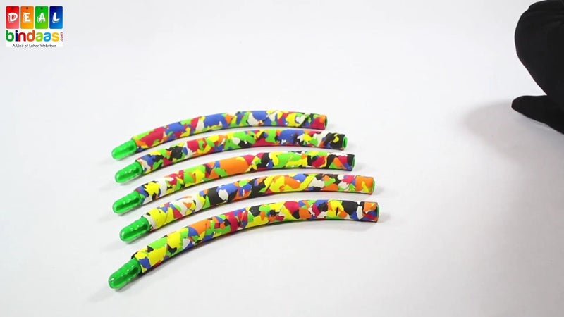 TOY CLOUD Hula Hoop for Adults & Kids - 56cm Foam Yoga Fitness Ring, Interlockable Gymnastics Rings, Multi-Colour - Image 2