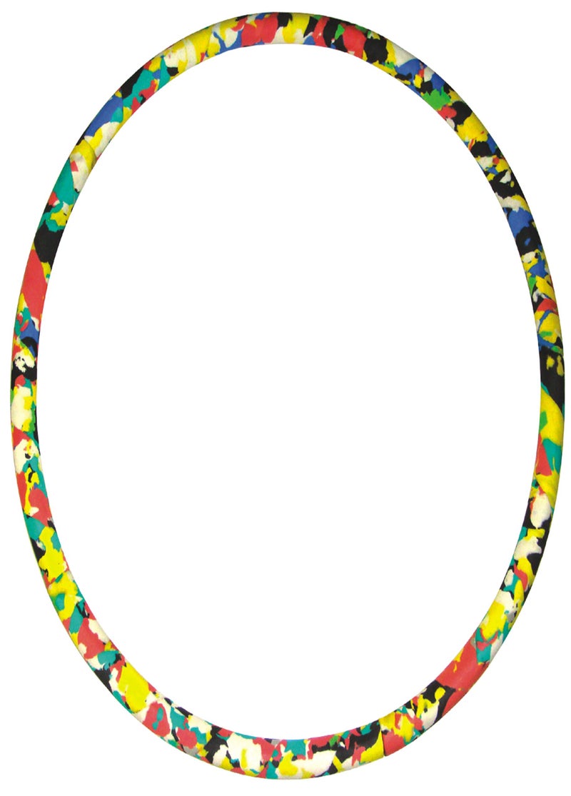 TOY CLOUD Hula Hoop for Adults & Kids - 56cm Foam Yoga Fitness Ring, Interlockable Gymnastics Rings, Multi-Colour - Image 1