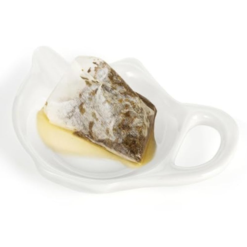 12 Pack Ceramic Tea Bag Holder Plates, Teapot Shaped Tea Bag Coaster for Used Tea Bag, Small Tea Bag Dish Set, Afternoon Tea Accessories - Image 4