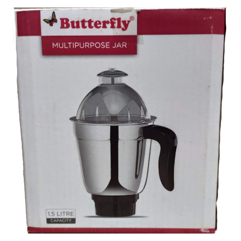Butterfly MGA Multipurpose Blender Jar -1.5L (Black) Stainless Steel, 50 Kilowatts, 500 Watts - Image 5