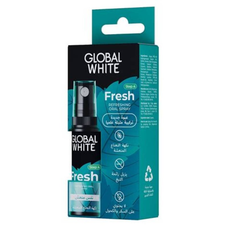 GLOBAL WHITE STRAWBERRY ORAL SPRAY 15ML