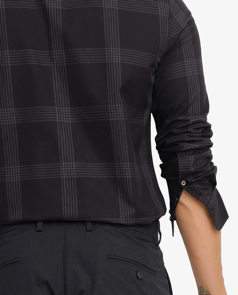 Rare Rabbit Men's Full Sleeve Checkered Shirt