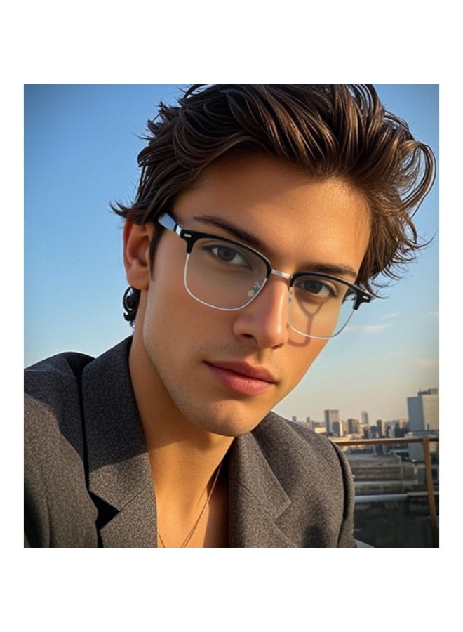 ZESITH Title: Matte Black Smart Bluetooth Glasses 15, Myopia Anti Blue Light Photochromic Sunglasses, Long Lasting, Unisex - Image 1