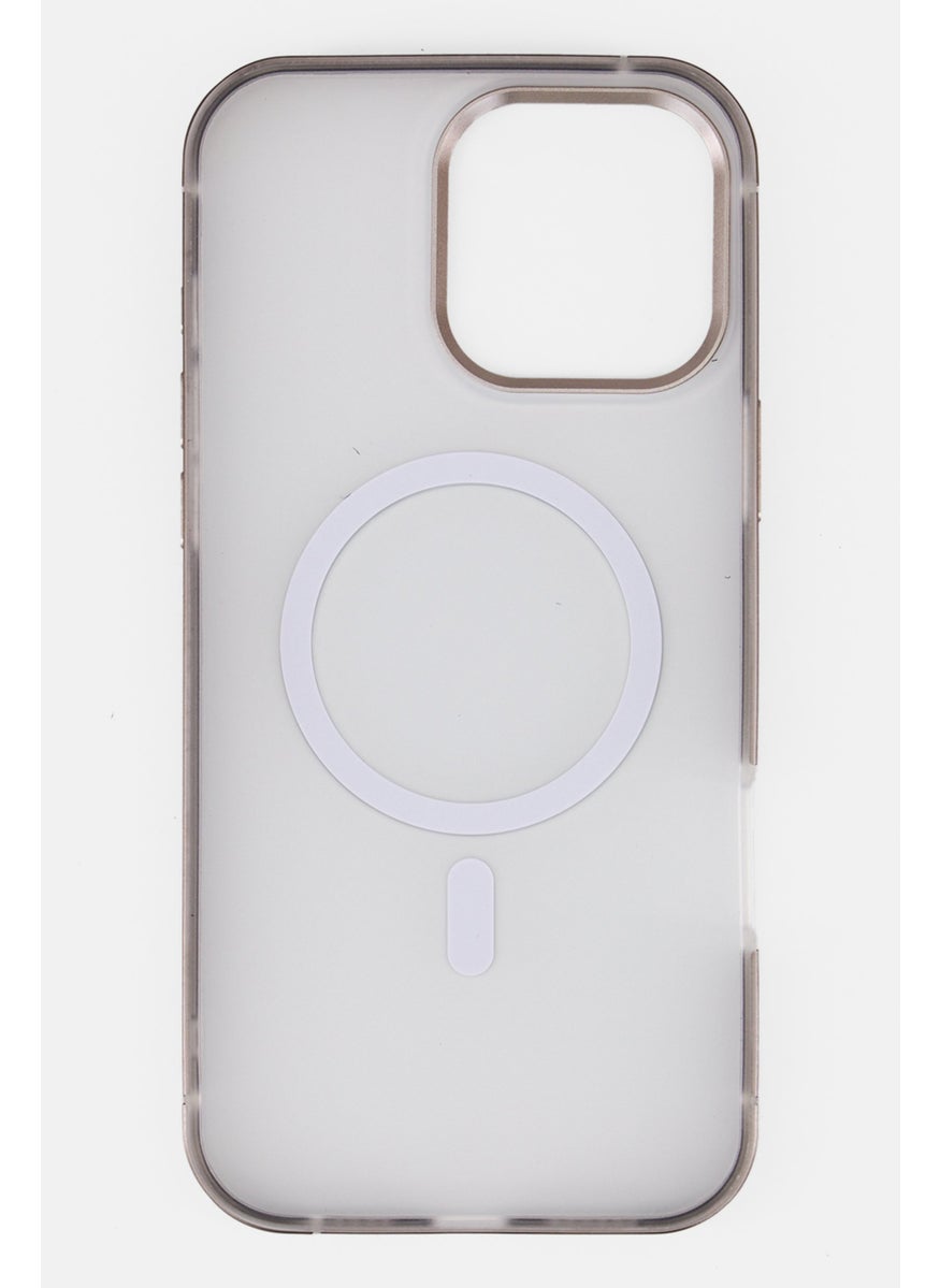 LEVELO iPhone 16 Pro Max Magsafe Compatible Silicone Case, Grey  - Image 2