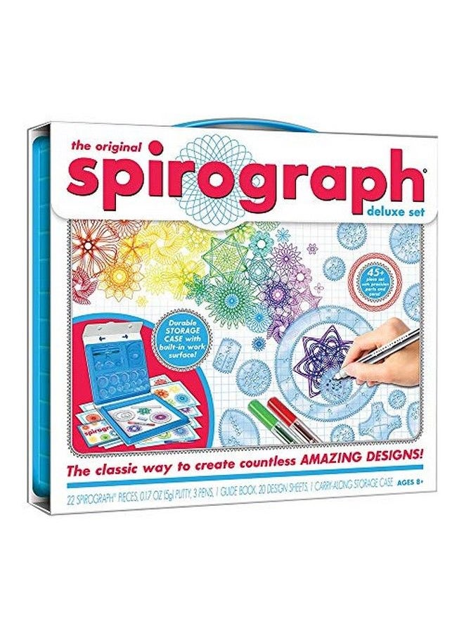 Spirograph Deluxe Set Art Drawing Kit The Classic Way To Make Countless Amazing Designs For Ages 8+  - Image 1