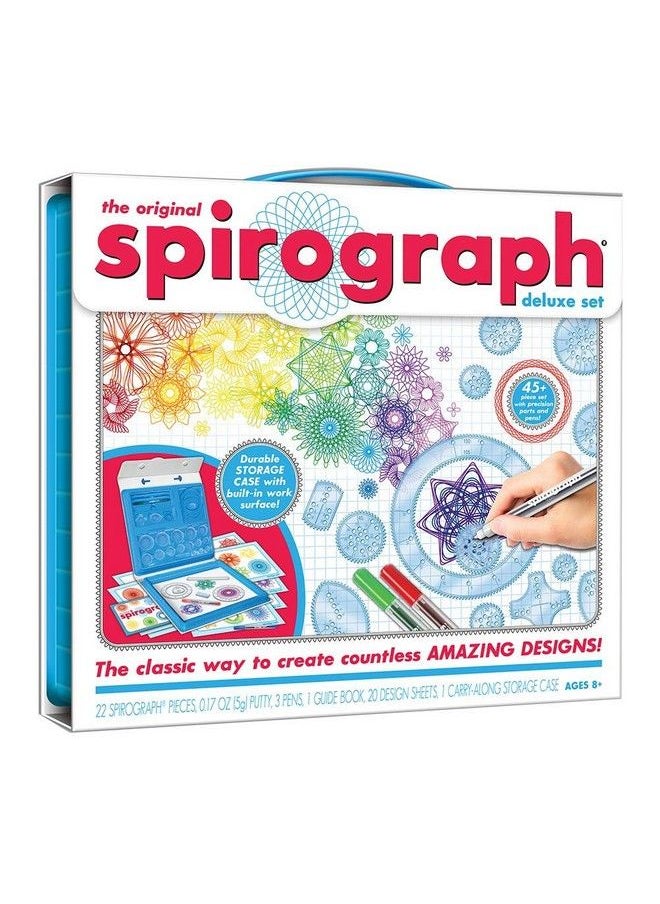Spirograph Deluxe Set Art Drawing Kit The Classic Way To Make Countless Amazing Designs For Ages 8+  - Image 2