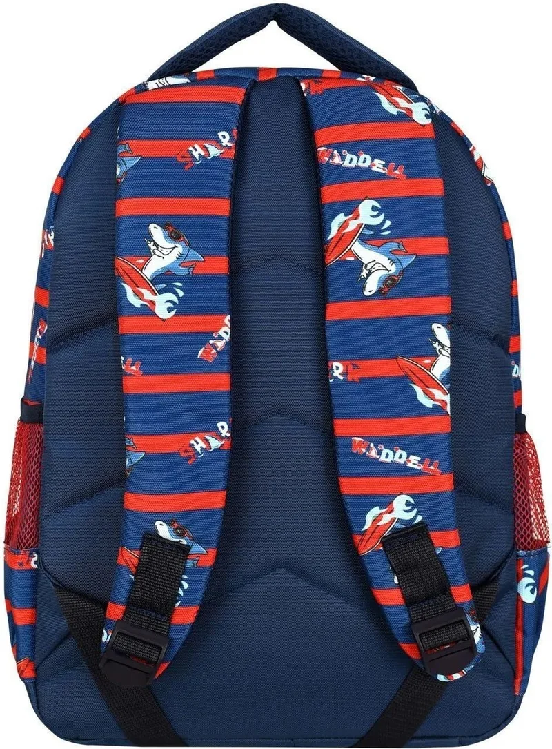 Masho Trend Surfer Shark School Bag + Lunch Box + Water Bottle Fish Bag Boys Primary School Bag Shark Bag