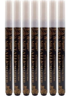 Profisher Sealing Wax Contour Touch Up Paint Pen Metallic 12 Color Options White  - Image 5